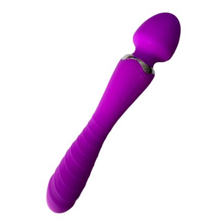 Vibrador Tipo Hitachi Doble Estimulación Anne