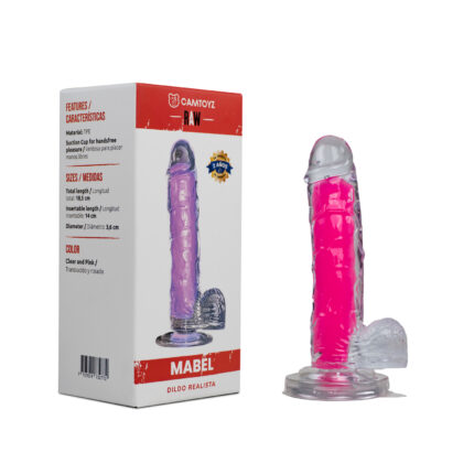 Dildo Realista Mabel Rosado 20 cm Camtoyz